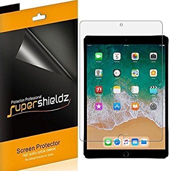 [3-Pack] Supershieldz for Apple iPad Pro 10.5 inch Screen Protector, Anti-Glare & Anti-Fingerprint (Matte) Shield   Lifetime Replacements Warranty- Retail Packaging