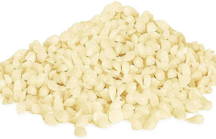 Opeshar White Beeswax Pellets 1LB/ 16 oz 100% Pure Triple Filtered Bees Wax Pastilles for DIY Candles Skin Care Lip Balm
