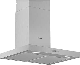 Bosch Home & Kitchen Appliances Bosch Serie 2 DWB64BC50B Wall-mounted Cooker Hood, Wall-mounted 60 cm Stainless steel