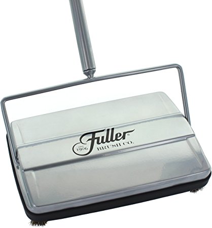 Fuller Carpet Sweeper Electrostatic Floor Cleaner - Metallic Silver