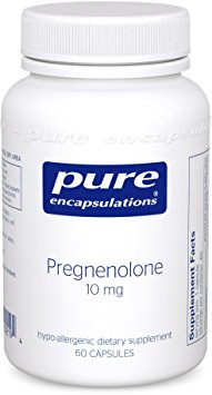 Pure Encapsulations - Pregnenolone 10 mg - Hypoallergenic Supplement to Support the Immune System, Mood and Memory* - 60 Capsules