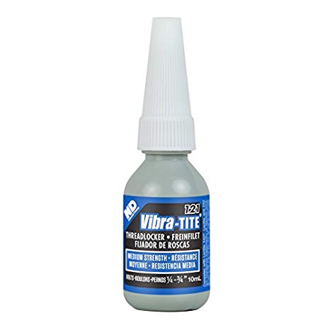 Vibra-TITE 121 Medium Strength Removable Anaerobic Threadlocker, 10ml Bottle, Blue