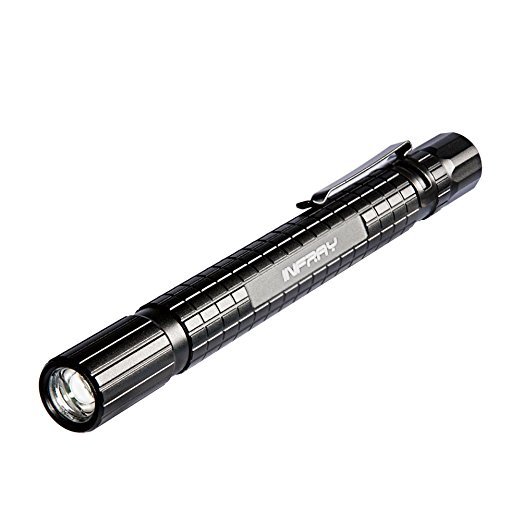 INFRAY Pocket - Sized Pen Light, Zoomable LED Inspection Flashlight with an 80,000H lifespan and High Output Lumen CREE XPE LED, 20% Longer Beam Distance, Water & Impact Resistant & Adjustable Focus