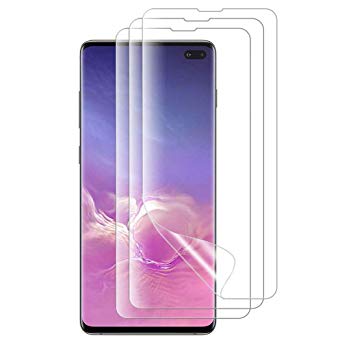 InaRock, 3-Pack, Samsung Galaxy S10 Plus Screen Protector, Case-Friendly, Wet Application, TPU Film, Not Glass, Full coverage, Case Compatible, Samsung S10 Plus Screen Protector