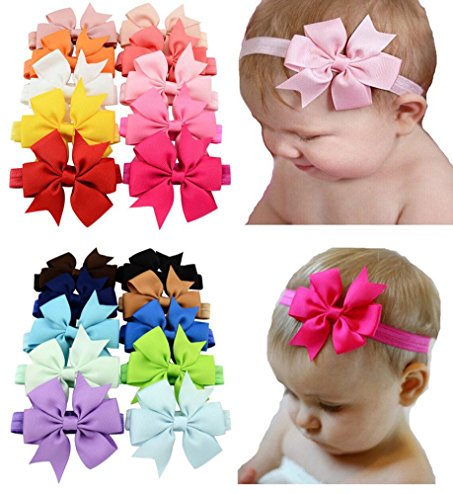 Baby Headbands Turban Knotted, Girl's Hairbands for Newborn,Toddler and Childrens