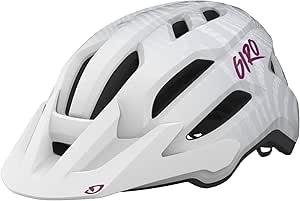 Giro Fixture II MIPS Mountain Bike Helmet for Men, Women, Kids, and Adults – Matte White/Pink Ripple, Universal Youth (50-57cm)