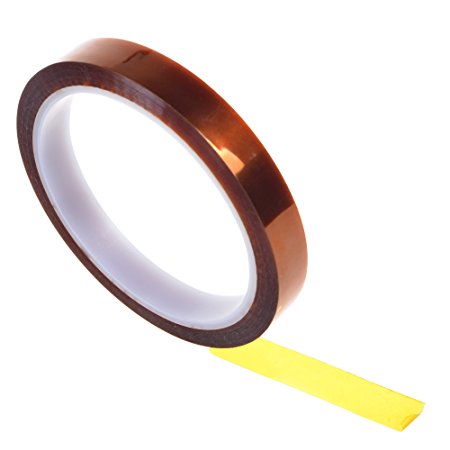 BCP Kapton Polyimide High Temp Tape with Silicone Adhesive 1/2" (12mm) x 36yds