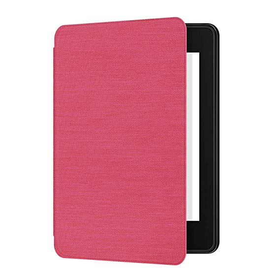 Ayotu Fabric Case for Kindle Paperwhite 2018 - Thinnest&Lightest Smart Cover with Auto Wake/Sleep - Fits Amazon The Latest Kindle Paperwhite(10th Generation-2018),K10 Pink