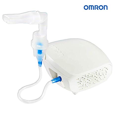 Omron NE C302 Compact & Lightweight Compressor Nebulizer For Child & Adult With Low Noise Operation & Medication Capacity of 12 ml For Best Respiratory Care