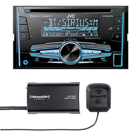 JVC KW-R920BTS Double DIN Bluetooth In-Dash Car Stereo, SiriusXM Tuner Included