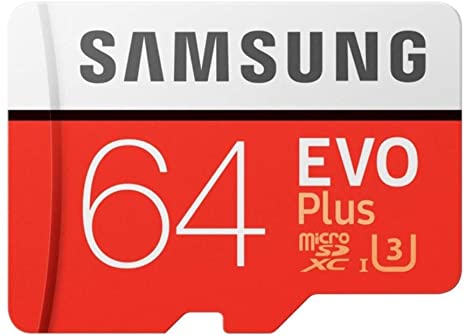 Micro SDXC Samsung 64GB Micro SDXC Evo Plus 100MB/s W60MB Class 10 with Adapter, (MB-MC64GA/APC)