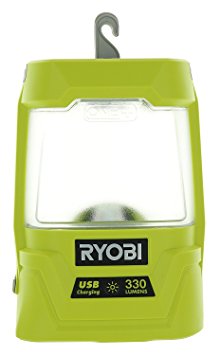 Ryobi P781 One  18V Lithium Ion 330 Lumen Cree LED Workshop Area Light w/ USB Phone Charger (Battery Not Included / Power Tool Only)