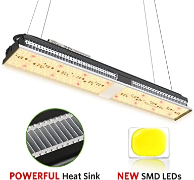 MARS HYDRO SP 150 LED Grow Lights Beast Budget LED for 2x2 Grow Sunlike Spectrum Plant Grow Lights w/ Heat Sinks and Waterproof Diodes Actual Power 134W 2PCS for 3x3 Tent