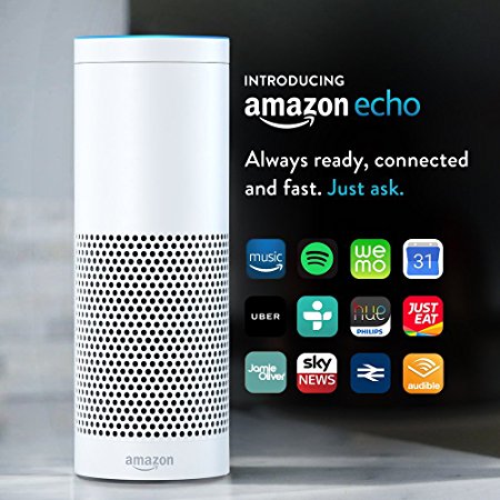 Certified Refurbished Amazon Echo, White