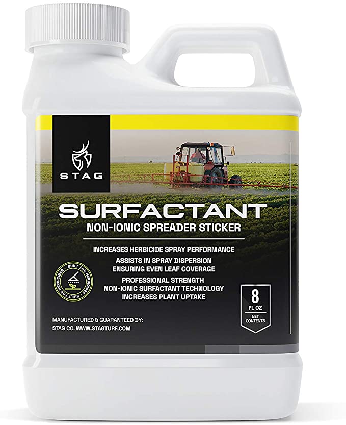 Surfactant | Non Ionic Spreader Sticker for Turf Grass | Professional Grade Concentrate for Lawn Spray Mixes (8 oz)