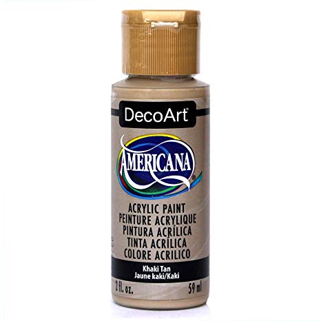 DecoArt Americana Acrylic Paint, 2-Ounce, Khaki Tan