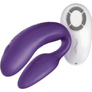 We Vibe 4 Couples Silicone Dual Vibrator USB Rechargeable Waterproof Purple
