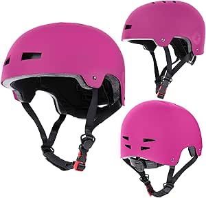 LaScoota Multi-Sport Helmet, Roller Skating Helmet, Skateboard Helmet for Adults, Youth & Kids | Kids Helmet | Impact-Absorbing Core, Optimal Ventilation