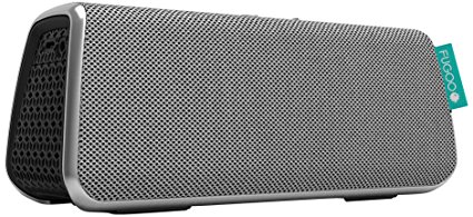 FUGOO Style Portable Bluetooth Surround Sound Speaker with Built-In Speakerphone (Silver)