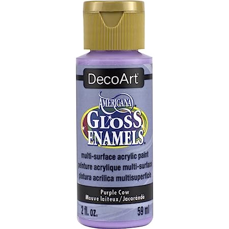 Americana Gloss Enamels Acrylic Paint 2oz-Purple Cow