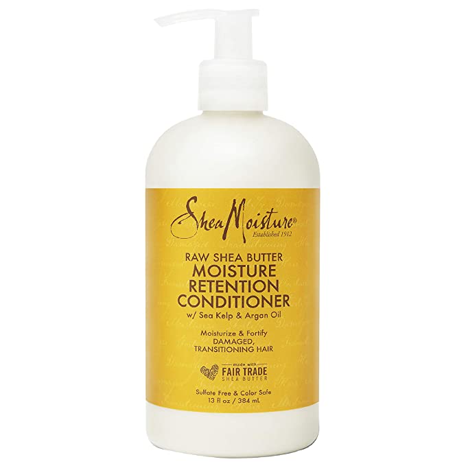 SheaMoisture Restorative Conditioner for Dry, Damaged Hair Raw Shea Butter Silicone Free Conditioner 13 oz