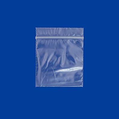 2x2 Plastic Zip Top Bags (Package of 100)