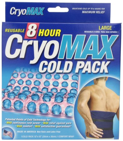 Cryo-Max Reusable Cold Pack, Large, 12" X 12", 1-Count Box