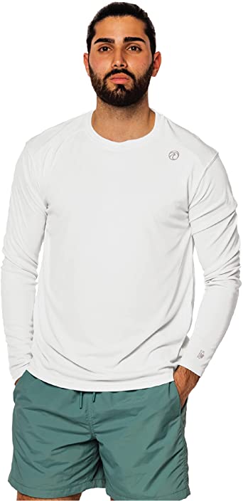 Vapor Apparel Men's Repreve UPF 50  UV Sun Protection Long Sleeve Performance T-Shirt for Outdoor Lifestyle & Sports