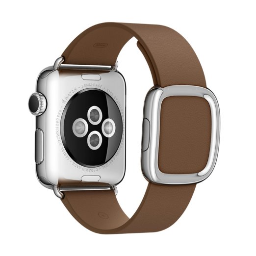 ViTech Apple Watch Band,Vitech Original Modern Buckle Genuine Leather Strap Bracelet Wrist Watch Band with Adapter Clasp Replacement band for Apple Watch iWatch, 38mm, Brown