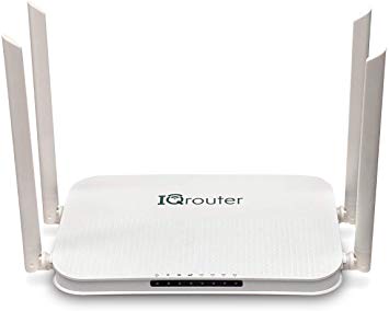 IQrouter – IQRV3 Self-Optimizing Router with Dual Band WiFi adapts to Your line for Improved Quality