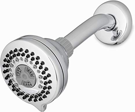 Waterpik Massaging Shower Head 1.8 GPM ShowerJet, Chrome, TRR-523E