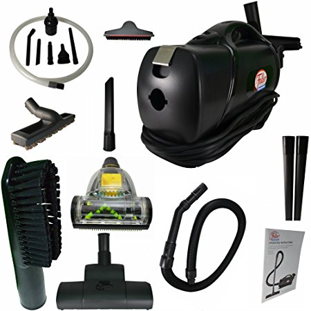 Portable Lightweight Commercial HandHeld Vacuum W/ Blower & HEPA Certified Vacuum Bags, Added Premium Attachments & Micro Attachment Kit. FBP-PCV Fuller Brush Quality Vacuum, Works Great for Pet Hair!