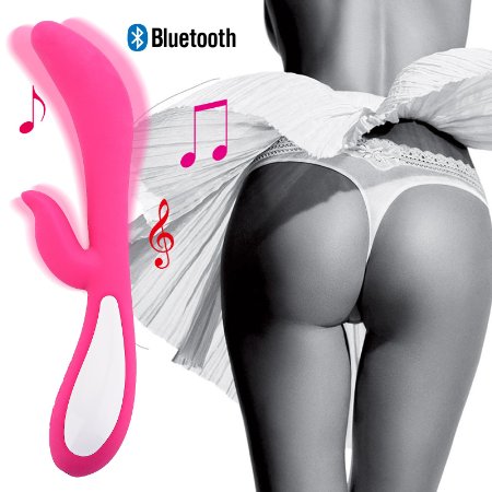 Smart App Vibrator, Tracy's Dog® Soft Luxurious Silicone Adult Sexual Toys G-Spot Vibe Massager Masturbation for Female Couple (Hot Pink)