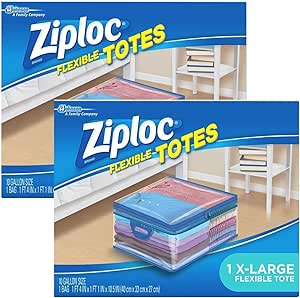 Ziploc Flexible Totes, XL -2 pk