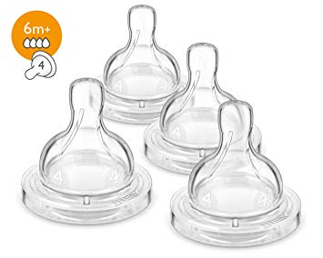 Philips Avent Fast Flow Nipple, 4pk, SCF424/47