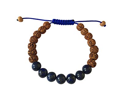 Hands Of Tibet Tibetan Mala Rudraksha Wrist Mala/Bracelet for Meditation