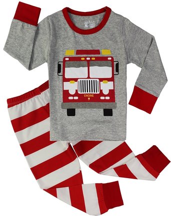 Truck Boys Pajamas Toddler Sleepwear Clothes T Shirt Pants Set for Kids