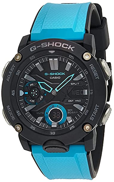 Casio G-Shock Analog-Digital Black Dial Men's Watch-GA-2000-1A2DR (G942)