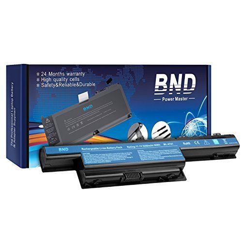 BND Laptop Battery [with Samsung Cells] for Acer AS10D31 AS10D51 Acer Aspire 5253 5251 5336 5349 5551 5552 5560 5733 5733Z / Acer TravelMate 5740 5735 5735Z 5740G / Gateway NV55C NV50A NV53A NV59C - 24 Months Warranty [6-Cell 5200mAh/58Wh]