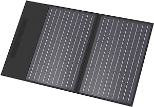 Zendure 60W Portable Foldable Solar Panel 18V DC MC4 Output for Portable Generator Power Station, Waterproof IP65