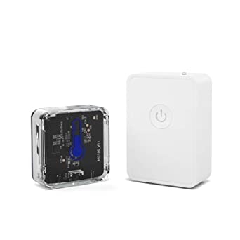 meross Wireless Temperature and Humidity Monitor Sensor with Alerts Thermometer & Hygrometer, Support IFTTT, Perfect for Your House Wine Living Room Baby Room Pet (Smart Hub Included)