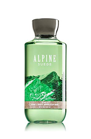 Bath and Body Works Alpine Suede 2 in 1 Men's Hair   Body Wash 10 Oz