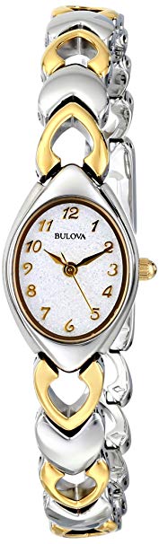 Bulova Women's Mother Of Pearl Dial Two-Tone Bracelet Style Watch