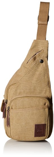 Zebella Men's Unbalance Chest Pack Multipurpose Backpack Crossbody Shoulder Bag ¡­