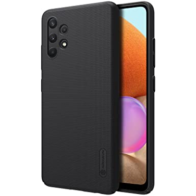 Nillkin Case for Samsung Galaxy A32 A 32 4G (6.4" Inch) Super Frosted Hard Back Cover PC Black Color