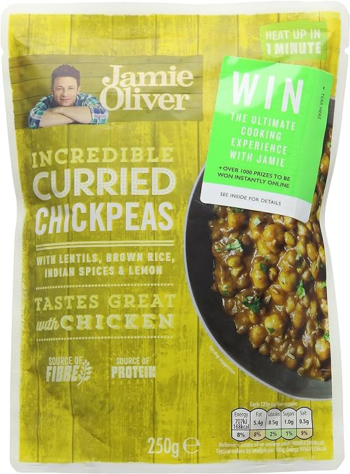 Jamie Oliver Incredible Curried Chickpeas, 250g