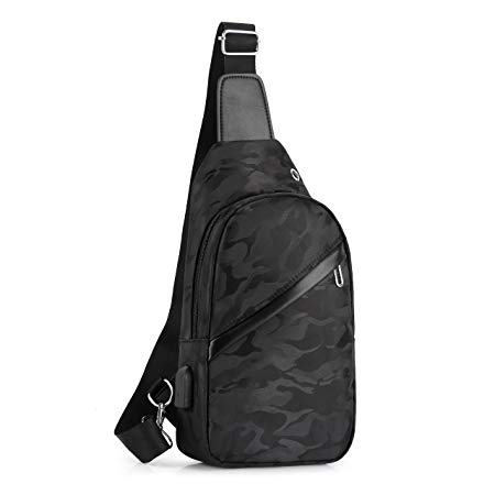 Chest Sling Shoulder Backpacks Bags Rucksack for Hiking Outdoor Crossbody Backpack for Women & Men Casual Daypack