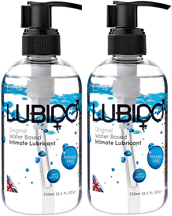 2 x Lubido Intimate Lubricant 250ml Bottles - Super Slick and Paraben Free! by Lubido