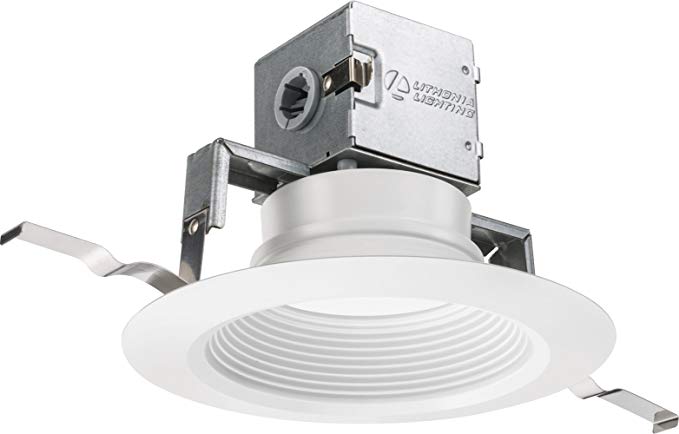 Lithonia Lighting 6JBK RD 30K 90CRI MW M6 Canless Kit 6" Baffle, Round, 3000 K, 90 CRI, 6-inch, Matte White