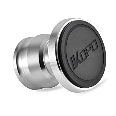IKOPO Magnetic Phone Car Mount,Strong Magnet Cell Phone Holder Stick On Dashboard or Central Console with Strongest VHB Adhesive(Silver)